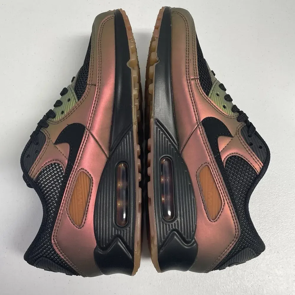 Nike Air Max 90 Scarab HQ4042 001 Size 10 Black Brown Retro Running Sneaker